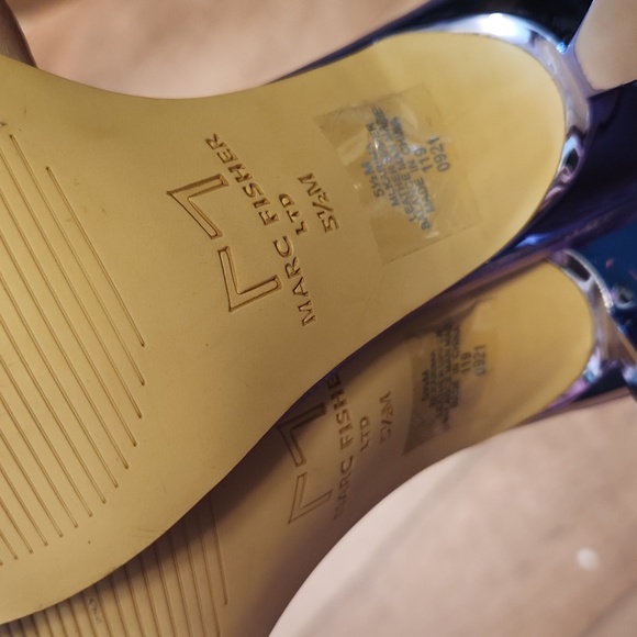 Marc Fisher Karima Square Toe Ankle Strap Sz 5.5M - Picture 9 of 11